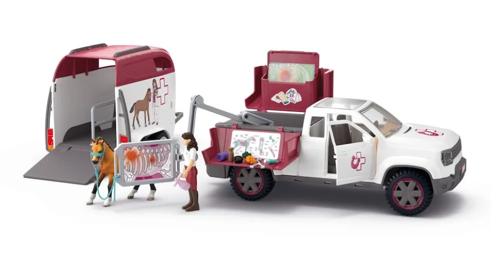 Schleich Mobile Tierärztin mit Anhänger