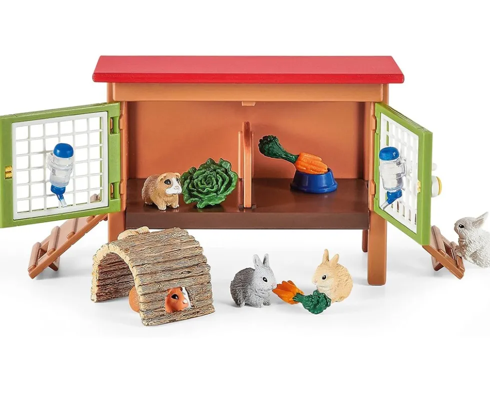 Schleich 72160 - Tierfiguren Farm World - Picknick mit kleinen Haustieren