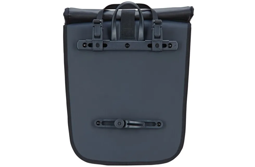 Seitenpacktasche, 100 % wasserdicht, reflektierende Elemente, robustes und langlebiges Material, Volumen: 20 Liter, Farbe: schwarz