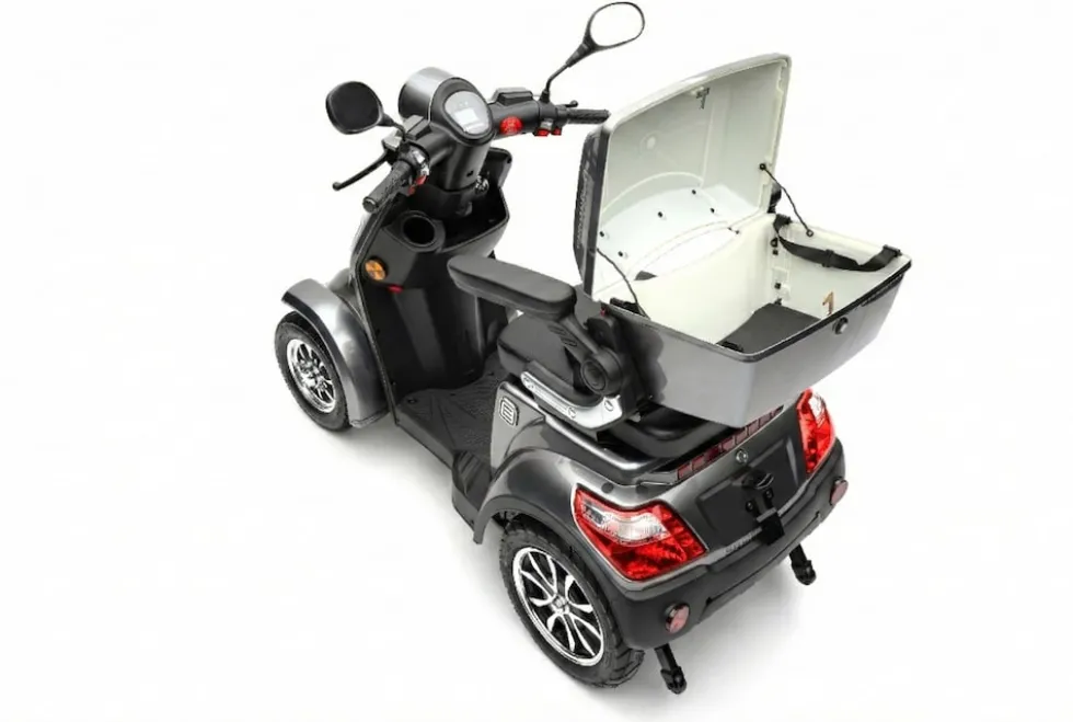 Seniorenmobil P4000, Blei-Akku, 25 km/h, 1000 Watt, Grau