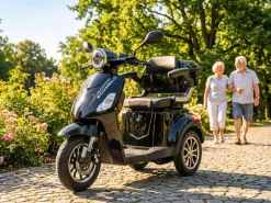 Seniorenmobil P1000, Lithium-Akku, 25 km/h, 1000 Watt, Schwarz