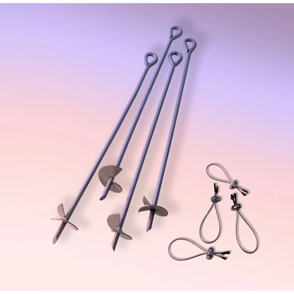 ShelterLogic Sturmanker 76,2 cm, 4 Stk.