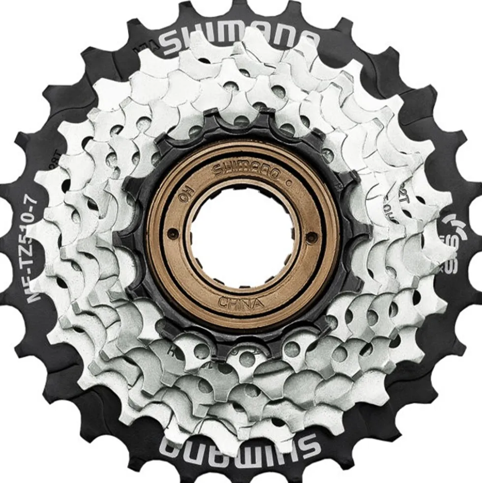Shimano Tourney MF-TZ510 Kassette 7-fach 14 - 28 Zähne Schraubkranz Ritzelpaket Schaltkassette Freilauf MTB Mountainbike Trekking Bike