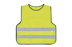 Sicherheitsweste für Erwachsene, mit 3M Reflex-Material, elastischer Gummibund und verstellbare Klettverschlüsse, Farbe: neongelb