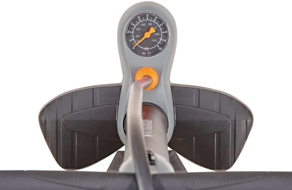 SKS Standpumpe "AIR CONTROL", für alle Ventilarten, 8 bar, mit Manometer, Kunststoff