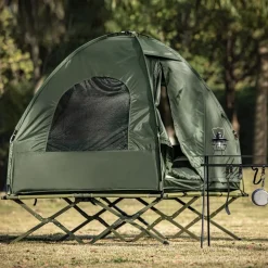 SoBuy Campingzelt für 2 Personen Grün 193x145x185cm Funktional