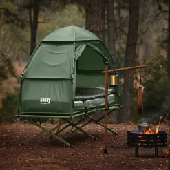 SoBuy Campingzelt mit 1 Tür Grün Funktional