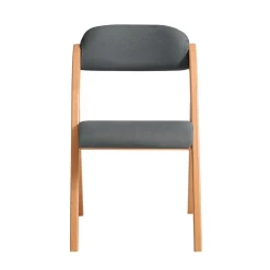SoBuy Klappstuhl faltbar Dunkelgrau 47x51x78cm Funktional