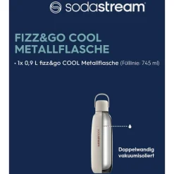 SodaStream Fizz & Go Cool 0,9 L Sand