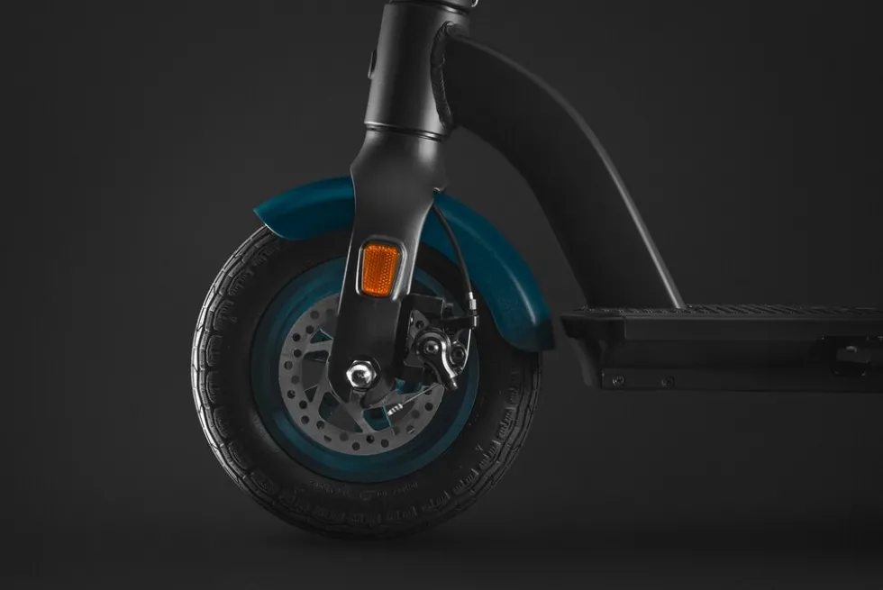 SOFLOW - SO4 pro E-Scooter 10,5 Ah, blk/grn, dt. Straßenzul.