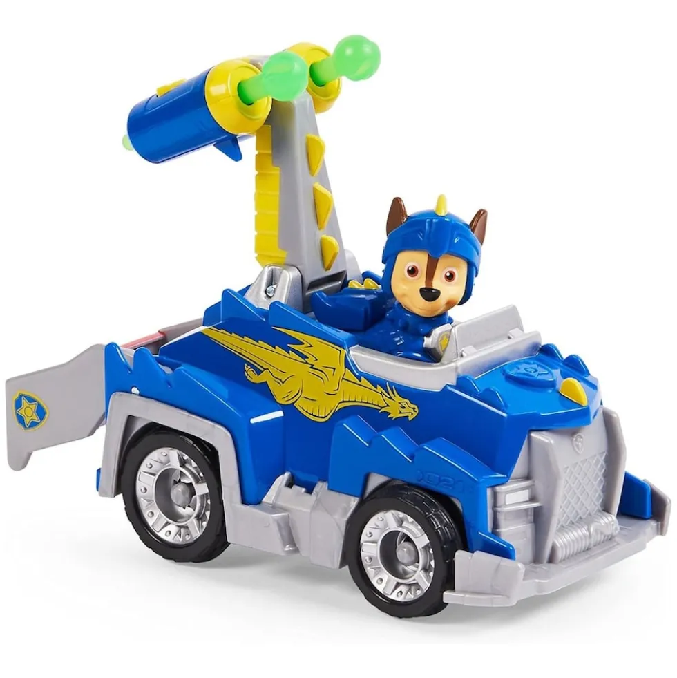 Spin Master 6063584 (20135917) - Paw Patrol - Rescue Knights - Chase mit Deluxe Fahrzeug