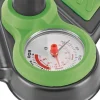 Standpumpe, für alle Ventilarten, 9 bar, mit Manometer, inkl. Adapter-Set, Stahl/Kunststoff