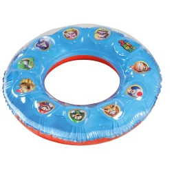 Super Mario Schwimmring mit Blasen ca. 98 cm aufblasbares Wasserspielzeug für Pool Strand und Sommer
