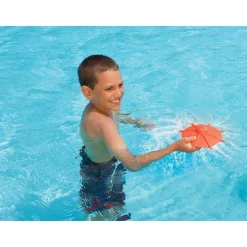 SwimWays - Schwimm-Disk Wasserfrisbee Squid Disk Frisbee orange