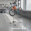 tectake® Fahrradmontageständer, für alle gängigen Modelle, lackschonend, inklusive Werkzeugablage mit Montageschlüssel