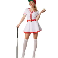 tectake® Frauenkostüm Baseball