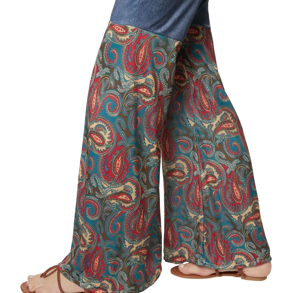 tectake® Frauenkostüm Groovy Flower Girl