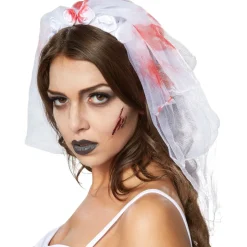 tectake® Frauenkostüm Sexy Zombiebraut