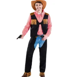 tectake® Herrenkostüm Cowboy Matthew