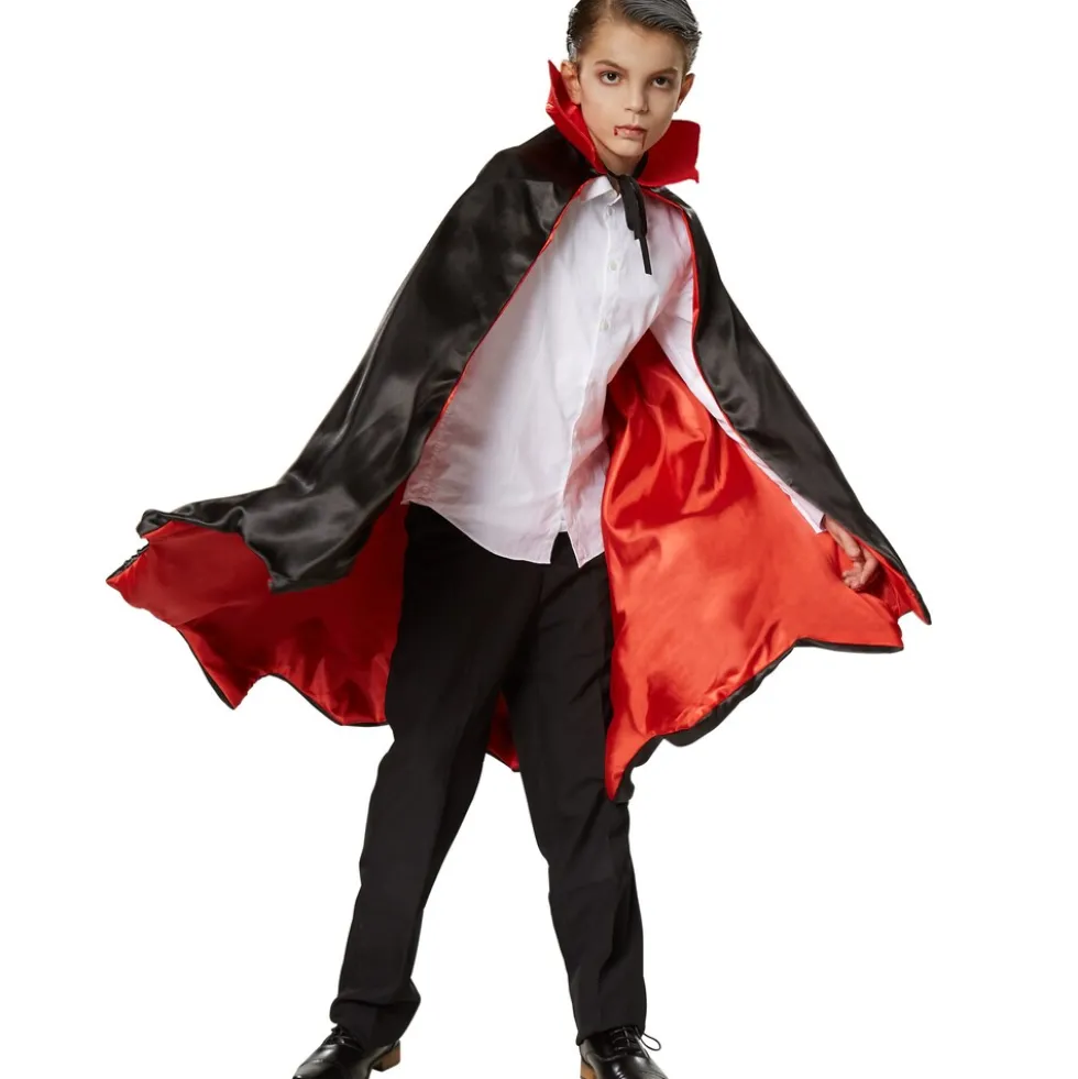 tectake® Kinderkostüm Vampirumhang Fledermaus