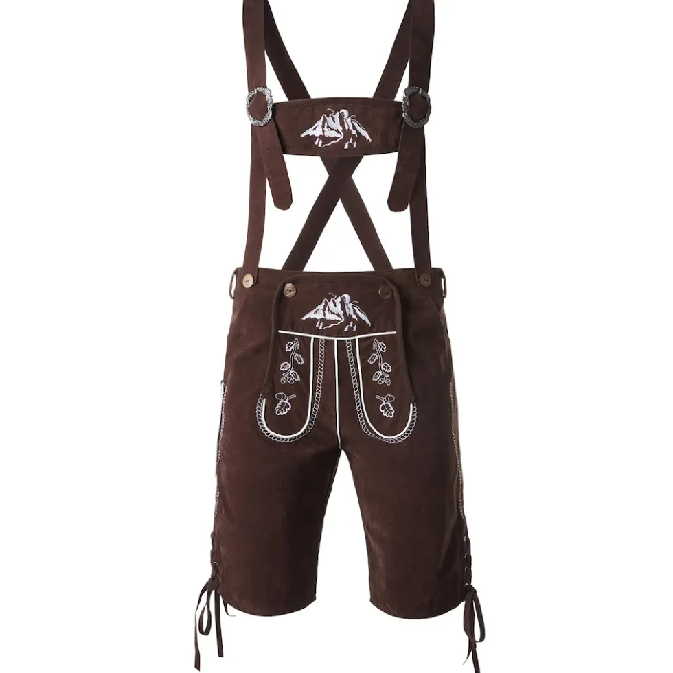 tectake® Lederhose Vogelsang