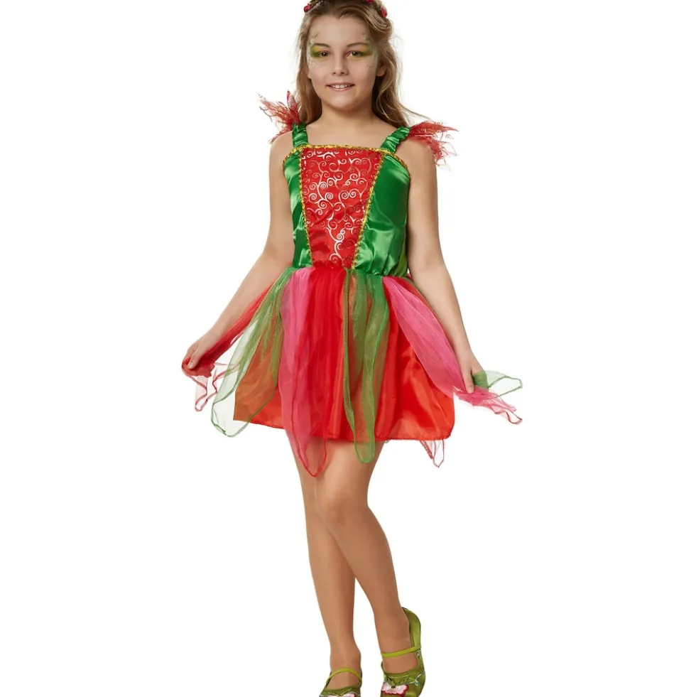 tectake® Mädchenkostüm Waldprinzessin