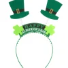 tectake® St. Patrick’s Day Kopfschmuck Schriftzug mit Zylindern