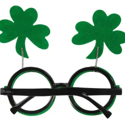 tectake® St. Patrick’s Day Spaßbrille mit Kleeblättern