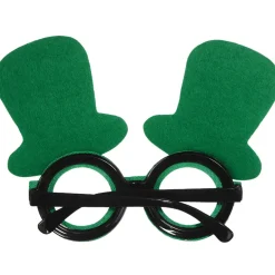 tectake® St. Patrick’s Day Spaßbrille mit Zylindern