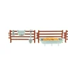 Toi-Toys 37160A - Braunes Pferd mit Reiter und Zubehör Horse Horses Pferdestall Zaun Pferdeset Reiterset