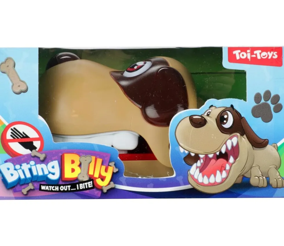 Toi-Toys - Spiel - Biting Billy - Der Hund sieht so süß aus... Gesellschaftsspiel Kinderspiel