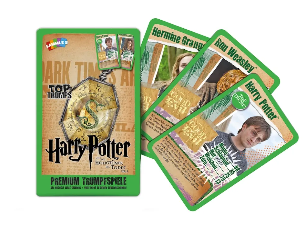 Top Trumps Harry Potter und die Heiligtümer des Todes 1 Spiel Quartett Deutsch