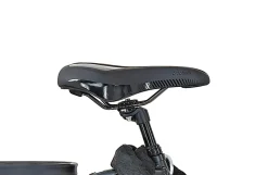 Touren-City-Sattel, mit Memory Foam Technologie, mit Fixierungsskala, Farbe: schwarz