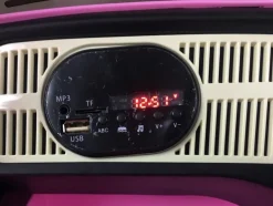 TPFLiving Elektro-Kinderauto Volkswagen Beetle Pink