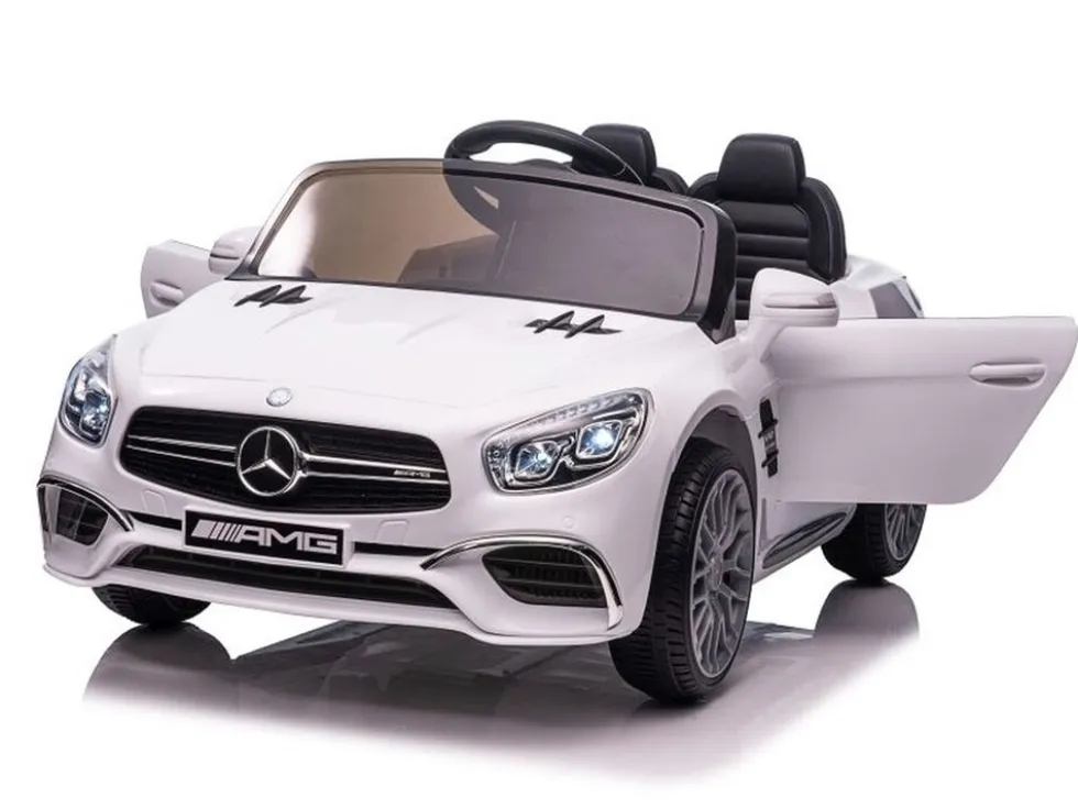 TPFLiving Elektro-Kinderauto Mercedes SL 65 AMG weiß