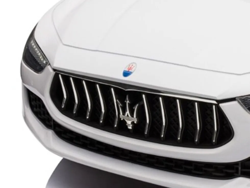 TPFLiving Elektro-Kinderauto Maserati Ghibli weiß