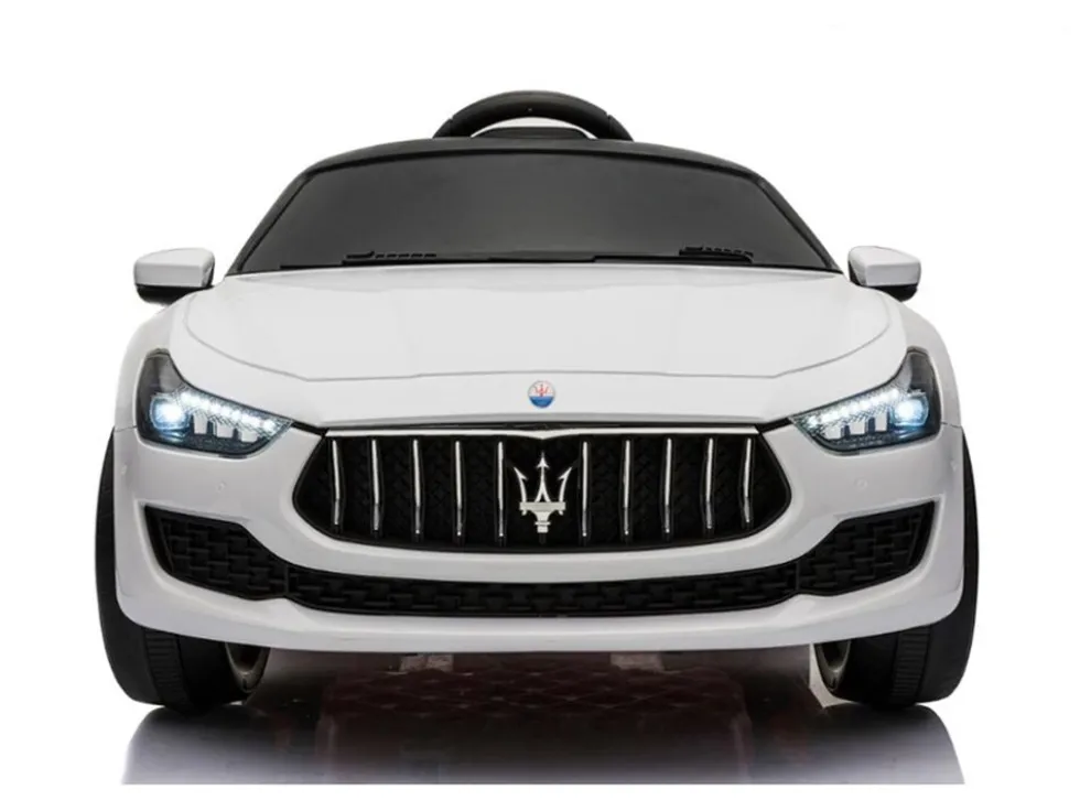 TPFLiving Elektro-Kinderauto Maserati Ghibli weiß