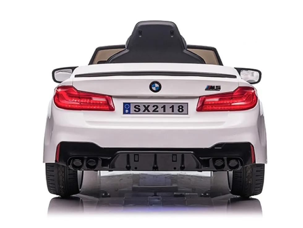 TPFLiving Elektro-Kinderauto BMW M5 silber