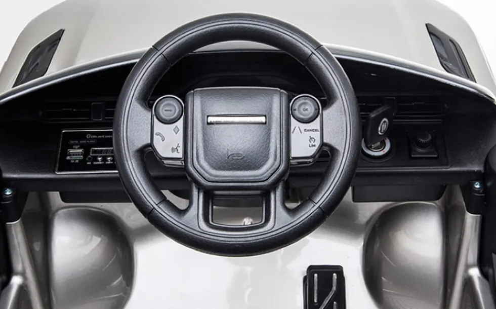 TPFLiving Elektro-Kinderauto Range Rover Evogue grau