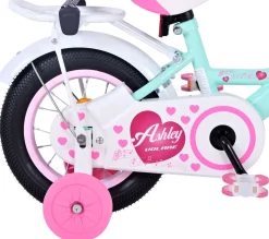 TPFSports Ashley Kinderfahrrad - Mädchen - 12 Zoll - Rücktritt + Handbremse - Grün