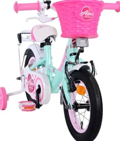 TPFSports Ashley Kinderfahrrad - Mädchen - 12 Zoll - Rücktritt + Handbremse - Grün