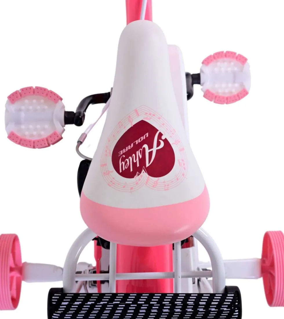 TPFSports Ashley Kinderfahrrad - Mädchen - 14 Zoll - Rücktritt + Handbremse - Weiß