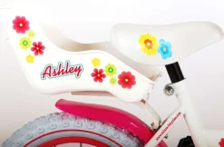 TPFSports Ashley Kinderfahrrad - Mädchen - 14 Zoll - Rücktritt + Handbremse - Weiß