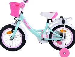 TPFSports Ashley Kinderfahrrad - Mädchen - 14 Zoll - Rücktritt + Handbremse - Weiß