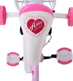 TPFSports Ashley Kinderfahrrad - Mädchen - 14 Zoll - Rücktritt + Handbremse - Weiß
