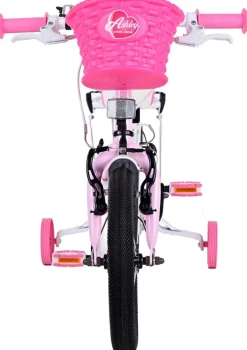 TPFSports Ashley Kinderfahrrad - Mädchen - 14 Zoll - Rücktritt + Handbremse - Weiß