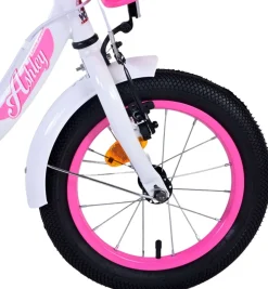 TPFSports Ashley Kinderfahrrad - Mädchen - 14 Zoll - Rücktritt + Handbremse - Weiß
