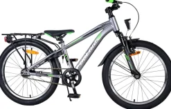 TPFSports Cross Kinderfahrrad - Jungen - 20 Zoll - Rücktritt + Handbremse - Grau