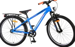 TPFSports Cross Kinderfahrrad - Jungen - Rücktritt + Handbremse - 24 Zoll - Blau