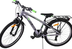 TPFSports Cross Kinderfahrrad - Jungen - 2 Handbremsen - 18 Gänge - 24 Zoll - Blau